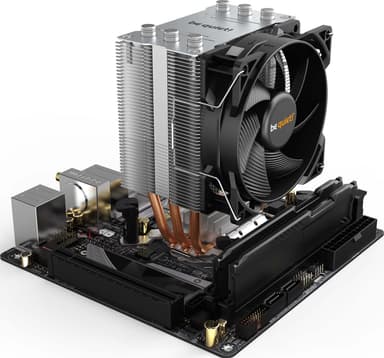 be quiet! PURE ROCK Slim 2 CPU-kylare (silver)