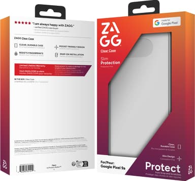Zagg Google Pixel 9a fodral (transparent)