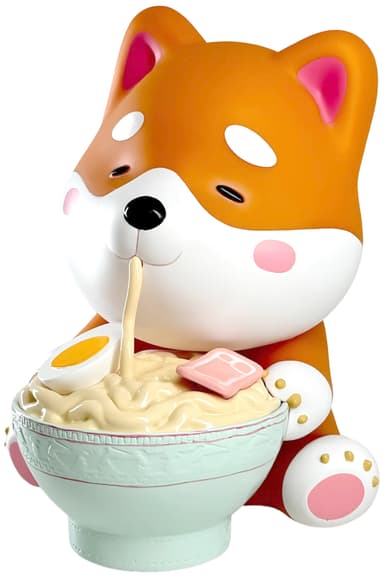 Plastoy Mogu Pets sparbössa (Shiba Ramen)