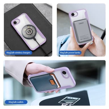 DUX DUCIS iPhone 16e Skin X Pro Plånbok - Lila