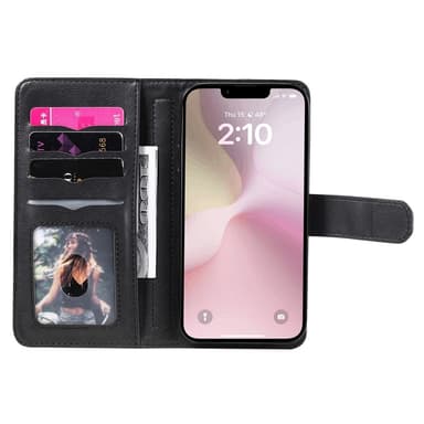 SKALO iPhone 16e KT 10-FACK Plånboksfodral - Svart