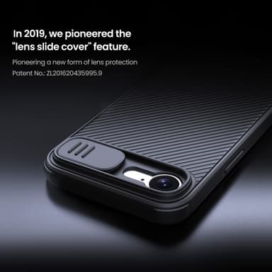 NILLKIN iPhone 16e CamShield Pro Series Skal - Svart