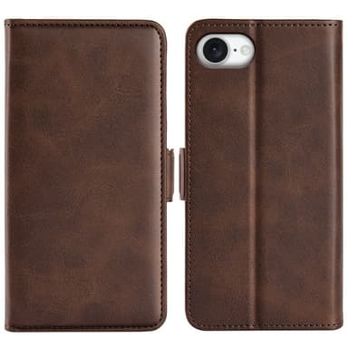 SKALO iPhone 16e Premium ID Plånboksfodral - Brun