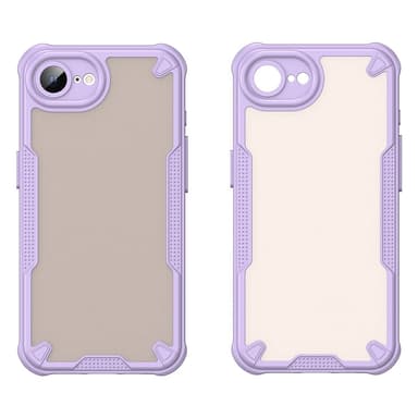 SKALO iPhone 16e Armor Hybrid Frosted Skal - Lila