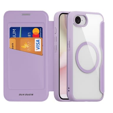 DUX DUCIS iPhone 16e Skin X Pro Plånbok - Lila