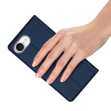 DUX DUCIS iPhone 16e Skin Pro Series Plånboksfodral - Blå