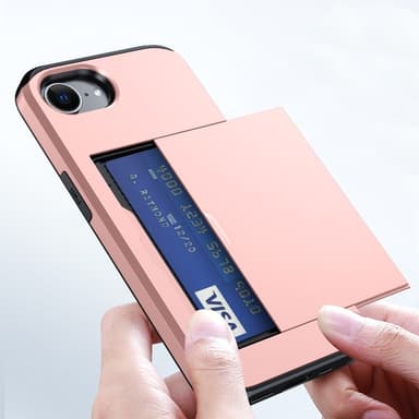 SKALO iPhone 16e Armor Korthållare Skal - Grön
