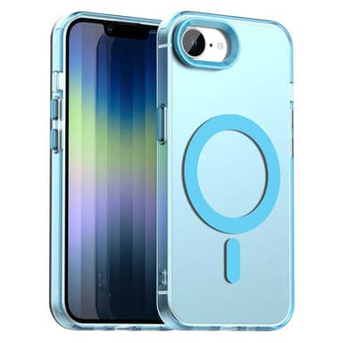 SKALO iPhone 16e Candy Series Hybrid Skal - Blå