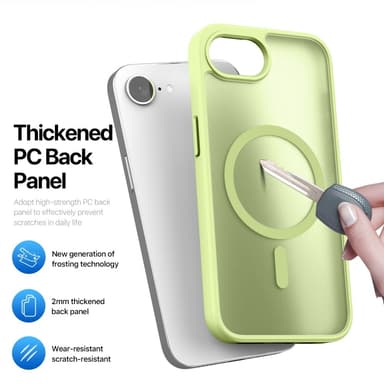 DUX DUCIS iPhone 16e Yind Series Matt Finish Skal - Grön