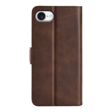 SKALO iPhone 16e Premium ID Plånboksfodral - Brun