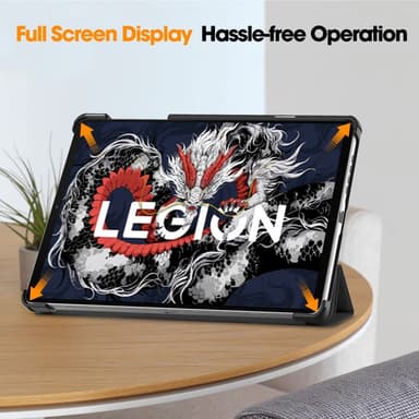 SKALO Lenovo Legion Tab 3rd Gen Trifold Fodral - Svart