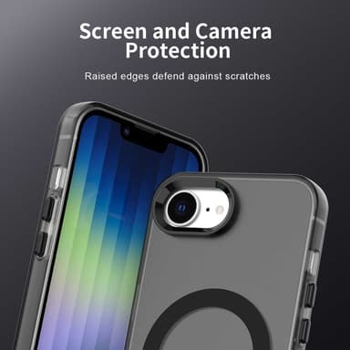 SKALO iPhone 16e Candy Series Hybrid Skal - Svart