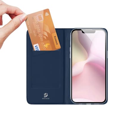 DUX DUCIS iPhone 16e Skin Pro Series Plånboksfodral - Blå