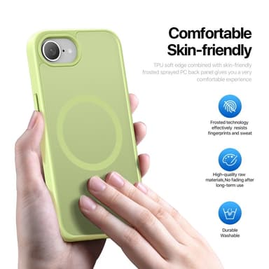 DUX DUCIS iPhone 16e Yind Series Matt Finish Skal - Grön
