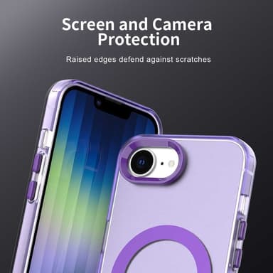SKALO iPhone 16e Candy Series Hybrid Skal - Lila