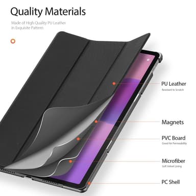 DUX DUCIS Lenovo Idea Tab Pro DOMO Series Fodral - Svart
