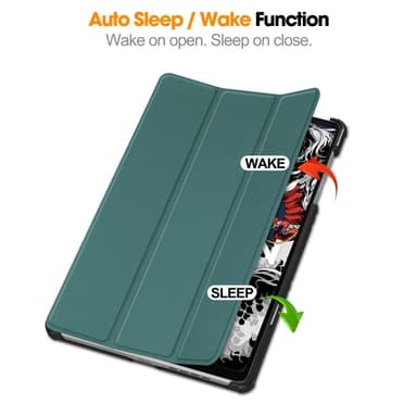 SKALO Lenovo Legion Tab 3rd Gen Trifold Fodral - Grön