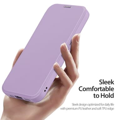 DUX DUCIS iPhone 16e Skin X Pro Plånbok - Lila