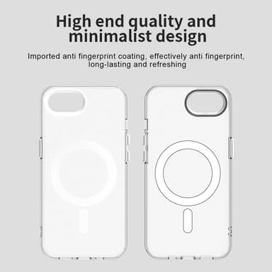 SKALO iPhone 16e Candy Series Hybrid Skal - Vit
