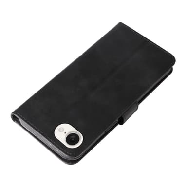 SKALO iPhone 16e Klassisk Dragkedja Plånboksfodral - Svart