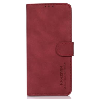 SKALO iPhone 16e KHAZNEH Plånboksfodral - Röd