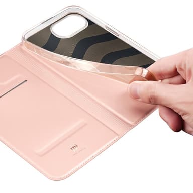 DUX DUCIS iPhone 16e Skin Pro Series Plånboksfodral - Rosa