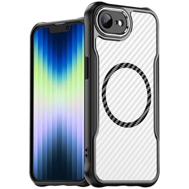 SKALO iPhone 16e Translucent Carbon Skal - Svart