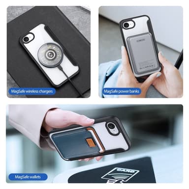 DUX DUCIS iPhone 16e Skin X Pro Plånbok - Svart