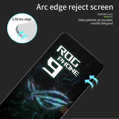 SKALO Asus Zenfone 12 Ultra 5G Heltäckande Skärmskydd Härdat Glas - Transparent