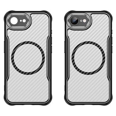 SKALO iPhone 16e Translucent Carbon Skal - Svart