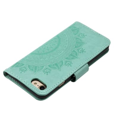SKALO iPhone 16e Mandala Plånboksfodral - Turkos