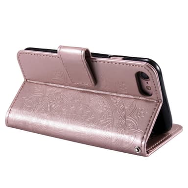 SKALO iPhone 16e Mandala Plånboksfodral - Roséguld