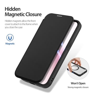 DUX DUCIS iPhone 16e Skin X Pro Plånbok - Svart