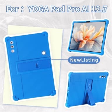 SKALO Lenovo Yoga Tab Plus Armor Silikon Skal - Svart