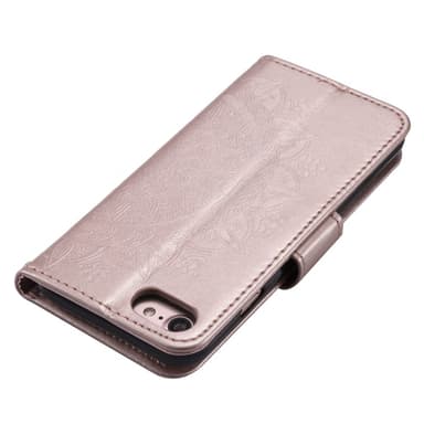 SKALO iPhone 16e Mandala Plånboksfodral - Roséguld