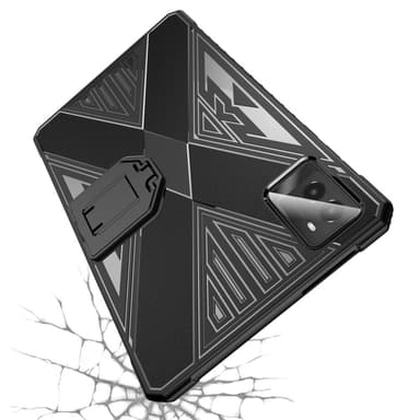 SKALO Lenovo Legion Tab 3rd Gen TPU Kickstand Skal - Svart
