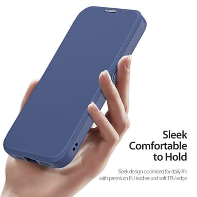 DUX DUCIS iPhone 16e Skin X Pro Plånbok - Blå