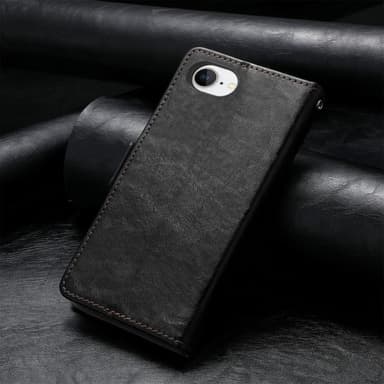 SKALO iPhone 16e CASENEO 002 Premium Plånboksfodral - Svart