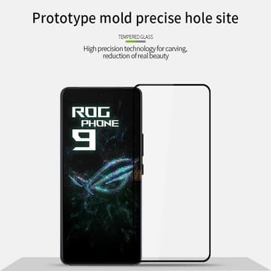 SKALO Asus Zenfone 12 Ultra 5G Heltäckande Skärmskydd Härdat Glas - Transparent