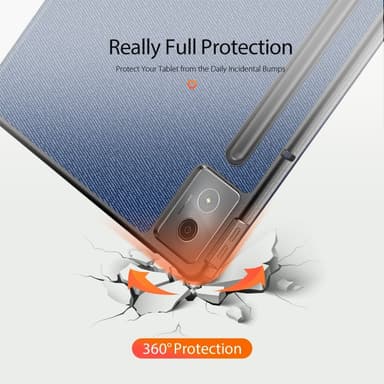 DUX DUCIS Lenovo Idea Tab Pro DOMO Series Fodral - Blå