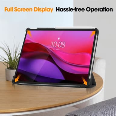 SKALO Lenovo Yoga Tab Plus Trifold Fodral - Svart