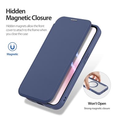 DUX DUCIS iPhone 16e Skin X Pro Plånbok - Blå