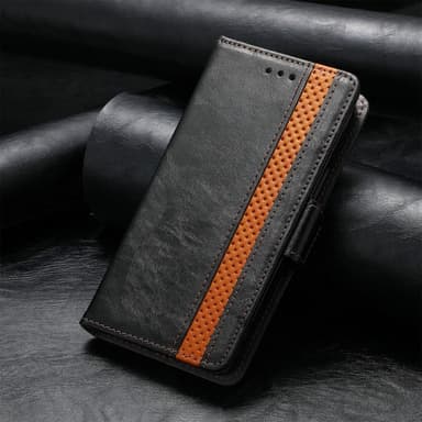 SKALO iPhone 16e CASENEO 002 Premium Plånboksfodral - Svart