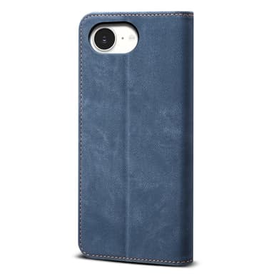 SKALO iPhone 16e Jeans Plånboksfodral - Blå