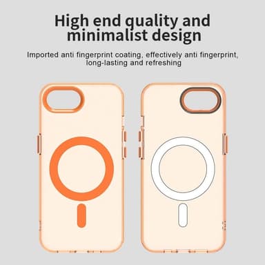 SKALO iPhone 16e Candy Series Hybrid Skal - Orange