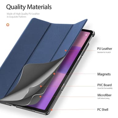 DUX DUCIS Lenovo Idea Tab Pro DOMO Series Fodral - Blå