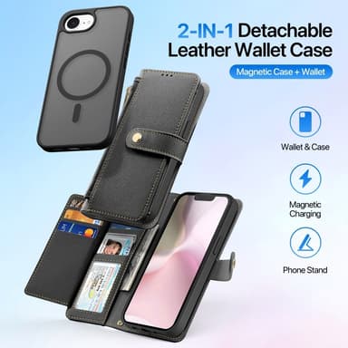 DUX DUCIS iPhone 16e Lawa Series Plånboksfodral - Svart