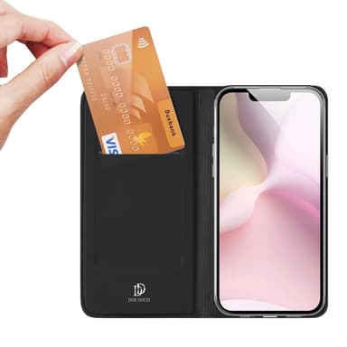 DUX DUCIS iPhone 16e Skin Pro Series Plånboksfodral - Svart