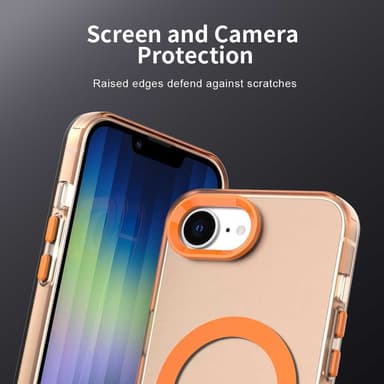 SKALO iPhone 16e Candy Series Hybrid Skal - Orange