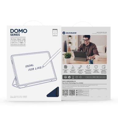 DUX DUCIS Lenovo Idea Tab Pro DOMO Series Fodral - Blå